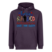 Plum born raised and protected by god guns and glory Heavyweight Hoodie - JahusDesignShop