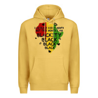 Antique Gold black black blackity Premium Hoodie - MaliasSmallBusiness