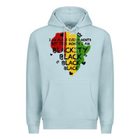 Blue Mist black black blackity Premium Hoodie - MaliasSmallBusiness