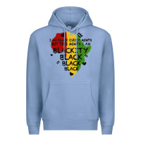 Colony Blue black black blackity Premium Hoodie - MaliasSmallBusiness