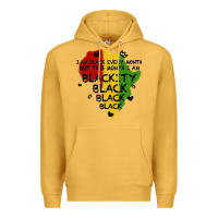 Mustard black black blackity Premium Hoodie - MaliasSmallBusiness