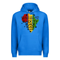 True Royal black black blackity Premium Hoodie - MaliasSmallBusiness