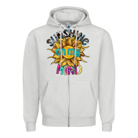 Dove Grey sunshine on my mind Zipper Hoodie - SublimationCraftShop