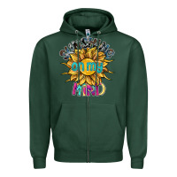 Sports Green sunshine on my mind Zipper Hoodie - SublimationCraftShop