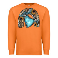 Carrot sunflower gemstone rainbow Premium Sweatshirt - JahusDesignShop