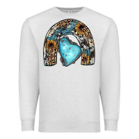 Oatmeal Heather sunflower gemstone rainbow Premium Sweatshirt - JahusDesignShop