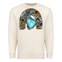 Sandshell sunflower gemstone rainbow Premium Sweatshirt - JahusDesignShop
