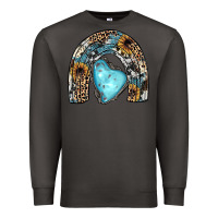 Smoke sunflower gemstone rainbow Premium Sweatshirt - JahusDesignShop