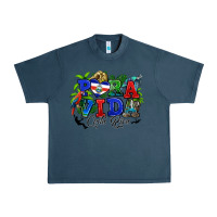 Midnight Navy pura vida costa rica rana Urban Heavy Tee - RanaPortraitStore
