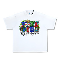 White pura vida costa rica rana Urban Heavy Tee - RanaPortraitStore
