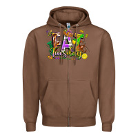 Chestnut fat tuesday Zipper Hoodie - FaDigitalArtStudio