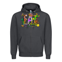 Smoke fat tuesday Zipper Hoodie - FaDigitalArtStudio