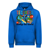 Cobalt teachers change the world Urban Hoodie - NancyCooperArtShop