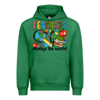 Emerald teachers change the world Urban Hoodie - NancyCooperArtShop