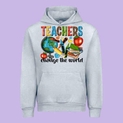 Teachers Change The World Urban Hoodie Designed By Nancycooperartshop