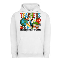 Pigment Lunar Rock teachers change the world Urban Hoodie - NancyCooperArtShop