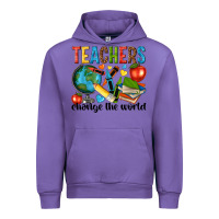Tulip teachers change the world Urban Hoodie - NancyCooperArtShop