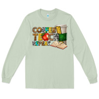 Matcha coffee teach repeat Long Sleeve Tee - texasbilliewilder