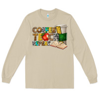 Mushroom coffee teach repeat Long Sleeve Tee - texasbilliewilder