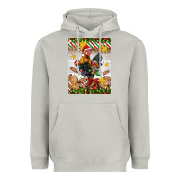 Moon Dust Christmas rooster Heavyweight Hoodie - Artiststas