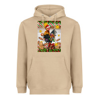 Mushroom Christmas rooster Heavyweight Hoodie - Artiststas