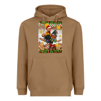 Toasted Coconut Christmas rooster Heavyweight Hoodie - Artiststas