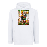 White Christmas rooster Heavyweight Hoodie - Artiststas