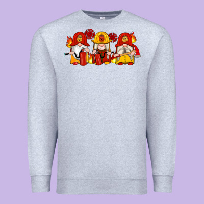 Firefighter Gnomes Premium Sweatshirt Designed By Artiststas
