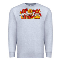 Heather Grey firefighter gnomes Premium Sweatshirt - Artiststas