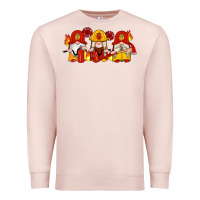 Pale Pink firefighter gnomes Premium Sweatshirt - Artiststas