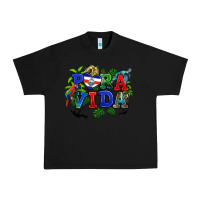 Black pura vida costa rica Urban Heavy Tee - RanaPortraitStore