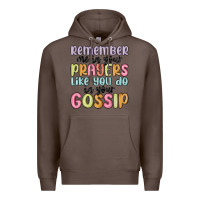 Coffee remember me in your prayers like you do in your go Premium Hoodie - MaliasSmallBusiness