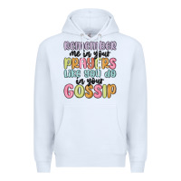 White remember me in your prayers like you do in your go Premium Hoodie - MaliasSmallBusiness