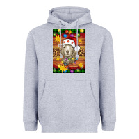 Heather Grey Christmas sheep air freshener Heavyweight Hoodie - Artiststas