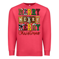 Cardinal merry merry merry christmas ado Premium Sweatshirt - AdoDesignShop