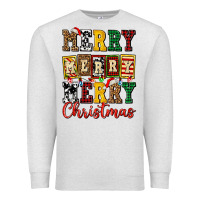 Oatmeal Heather merry merry merry christmas ado Premium Sweatshirt - AdoDesignShop