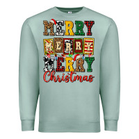 Seafoam merry merry merry christmas ado Premium Sweatshirt - AdoDesignShop