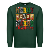 Sports Green merry merry merry christmas ado Premium Sweatshirt - AdoDesignShop