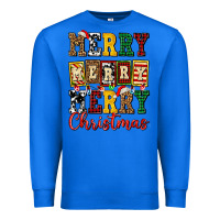 True Royal merry merry merry christmas ado Premium Sweatshirt - AdoDesignShop