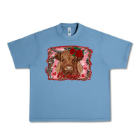 Pebble Blue be mine cow Urban Heavy Tee - RanaPortraitStore