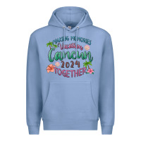 Colony Blue making memories vacation cancun 2024 together Premium Hoodie - MaliasSmallBusiness