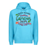 Ocean Blue making memories vacation cancun 2024 together Premium Hoodie - MaliasSmallBusiness