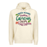 Sandshell making memories vacation cancun 2024 together Premium Hoodie - MaliasSmallBusiness