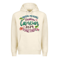Tofu making memories vacation cancun 2024 together Premium Hoodie - MaliasSmallBusiness