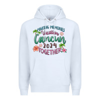 White making memories vacation cancun 2024 together Premium Hoodie - MaliasSmallBusiness
