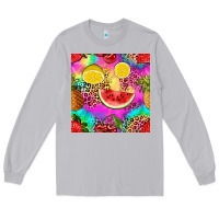 Moon Dust fruits leopard tie dye seamless pattern Long Sleeve Tee - Zillion Design Studio