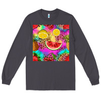Smoke fruits leopard tie dye seamless pattern Long Sleeve Tee - Zillion Design Studio