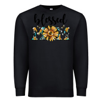 Black blessed mom Premium Sweatshirt - JahusDesignShop
