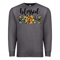 Charcoal Heather blessed mom Premium Sweatshirt - JahusDesignShop
