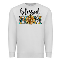 Dove Grey blessed mom Premium Sweatshirt - JahusDesignShop